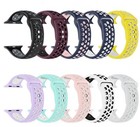 Silicone Sport Band 38mm 42mm For Nike  Apple Watch Series 1 2 3 4 5 6 Se