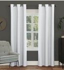40 X 54        2 Blackout Curtain Panels Sun Zero Grommet Dove White 2 Panels Nwts