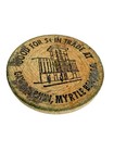 Vintage Myrtle Beach  Sc Gay Dolphin Arcade Wooden Nickel Token South Carolina