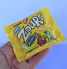 Vintage Just Born Zours Original Fruitz Chewy Sour Candy Package - Unopened Nos 