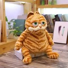 17  Fat Orange Cat Plush Toy     Super Soft Lazy Kitty Stuffed Animal  Cute Gift