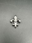 Vintage Sterling Silver 925 Fleur De Lis Brooch Lapel Pin