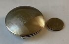 Vtg Richard Hudnut Three Flowers Cosmetic Mirror Compact Made In Usa