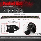 Fit 2009-2018 Dodge Ram 1500 Hidden Bumper 42   Led Light Bar Spot Flood Beam