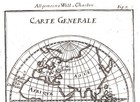 World Map  carte Generale  1719 M  Mallet  Orig Antique Map