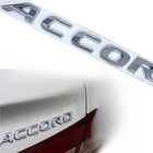 Car 3d Rear Tail Letter Emblem Replacement For Accord car Badge Decals A Silver