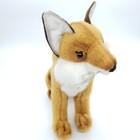 Hansa Red Fox Plush Stuffed Toy Animal Posable Life Like Realistic 1999 Sitting