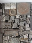 Lot Misc Printing Letterpress Printers Block Ding Bats Type Cuts  10