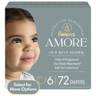 Pampers Amore Baby Diapers Size 6  72 Count
