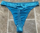 Vintage Second Skin Satin Style Thong Panties Sz 8 Xl Unbranded