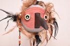Native American Tsimshian Raven Pacific Northwest Coast  Bird Mask Signed Carved