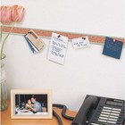 Quartet Bulletin Bar Strip  Cork Board  48 X 1  Aluminum Frame  Beige  2006 