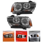 For 2011-2014 Dodge Charger Xenon hid Headlight Headlamps W bulb Left right Side