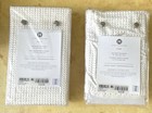 Nwt Pair  2  Hotel Collection Euro Pillow Shams Eurosham Plume Ivory   270 Msrp 