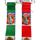 Our Lady Of Guadalupe Set Of 2 Fabric Carabiner Keyrings Key Chain 8 