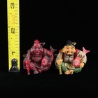 Vintage Kaiyodo Fukujin Netsuke Ebisu Lucky God Strap Figure Japan Import