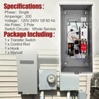 200 Amp Automatic Transfer Switch W power Management For Generac Rxsw200a3