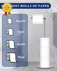 Toilet Paper Holder Stand Free Standing Toilet Paper Roll Holder With Reserve