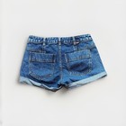O neill Women s Blue Denim High Rise Cuffed 5-pocket Shorts Size 26