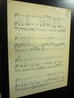 Rod Stewart Hot Legs Photo Cover Sheet Music  1978