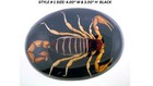 Real Scorpion Belt Buckle Western Cowboy Hecho En Made Mexico Black Metal New