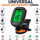 Guitar Tuner Clip On - Fast   Accurate Chromatic Acoustic electric Guitar Tuner 