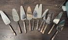 Lot Of 11 Vintage Silverplate Cake Pie Servers Spatulas Mixed Patterns As Is