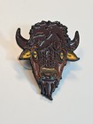 Buffalo Bison Head Lapel Pin