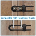 Cabinet Locks Baby Proofing child Proof Cabinet Locks 6 Pack Adjustable U Shaped