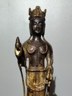 A Fine Collection Of Chinese Ming Dynasty Gilded Copper Kwan-yin Statue