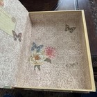 Punch Studio Book Shaped Trinket Box  Butterfly Decoration  Kirshner Collection