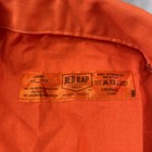 Red Kap Work Coverall Overall Jumpsuit Zip Up Men 40 R Orange Jumpsuit Workwear