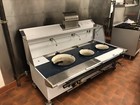 Estufa China Wok De 3 Secciones Acero Inoxidable Gas - Aprovado Nsf 