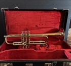 Vintage 1957 Acme Master Trumpet  york Built  Complete Playable Outfit - Case 