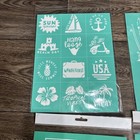 Bundle Of Couture Chalk Transfers Stencils Sz B Retired 8 5 x11  Total 17