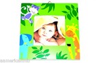 Baby Photo Frame 6 5x6 5 Green Jungle Giraffe Monkey Table Top hang Picture