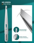 Mr green Tweezers professional Precision Eyebrow Tweezers For Women Sliver 
