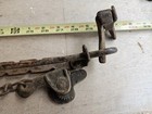 Pair Antique Cast Iron Fence Wire Stretcher Puller Farm Tool Walking Ratchet   
