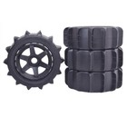 4pcs 1 8 Rc Off Road Buggy Snow Sand Paddle Tires Tyre Wheel For Hsp Hpi Baja
