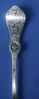 Antique Coin Silver Shell Spoon Daniel Low   Co Salem Ma Monogram 1800s