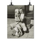 Print  The War In Malaya - First Pictures  Refugees From Penang Stirring