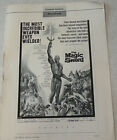 The Magic Sword 1962 Movie Pressbook Basil Rathbone Adventure Horror Fantasy
