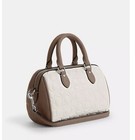 Nwt Coach Mini Rowan Crossbody Bag In Blocked Signature Leather Cy744 Chalk