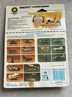 Vintage 1989 Kenner Mega Force Diecast Army Rocket Launchers With Armored Wall