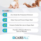 3 Pack Careall Zinc Oxide 20  Ointment - 2 Oz  Skin Protectant Diaper Rash Care 
