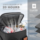 Insulated Cooler Backpack 33 45 Cans Multifunctional Double Deck Leakproof Coole