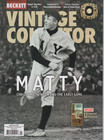 Beckett Vintage Collector Price Guide December january Christy Mathewson Cover