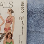 Mccall s M5400 Sewing Pattern Misses Two-piece Bathing Suit   Cover-up Ax5 4-12