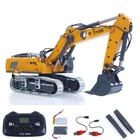 1 50 Rc Excavator K970 Electric Lifting Digger Metal Bucket Radio Battery Sound