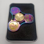Rainbow Metal Fidget Spinner Oil Slick Toys Kids Adults Boys Girls Adhd Edc 3 Oz